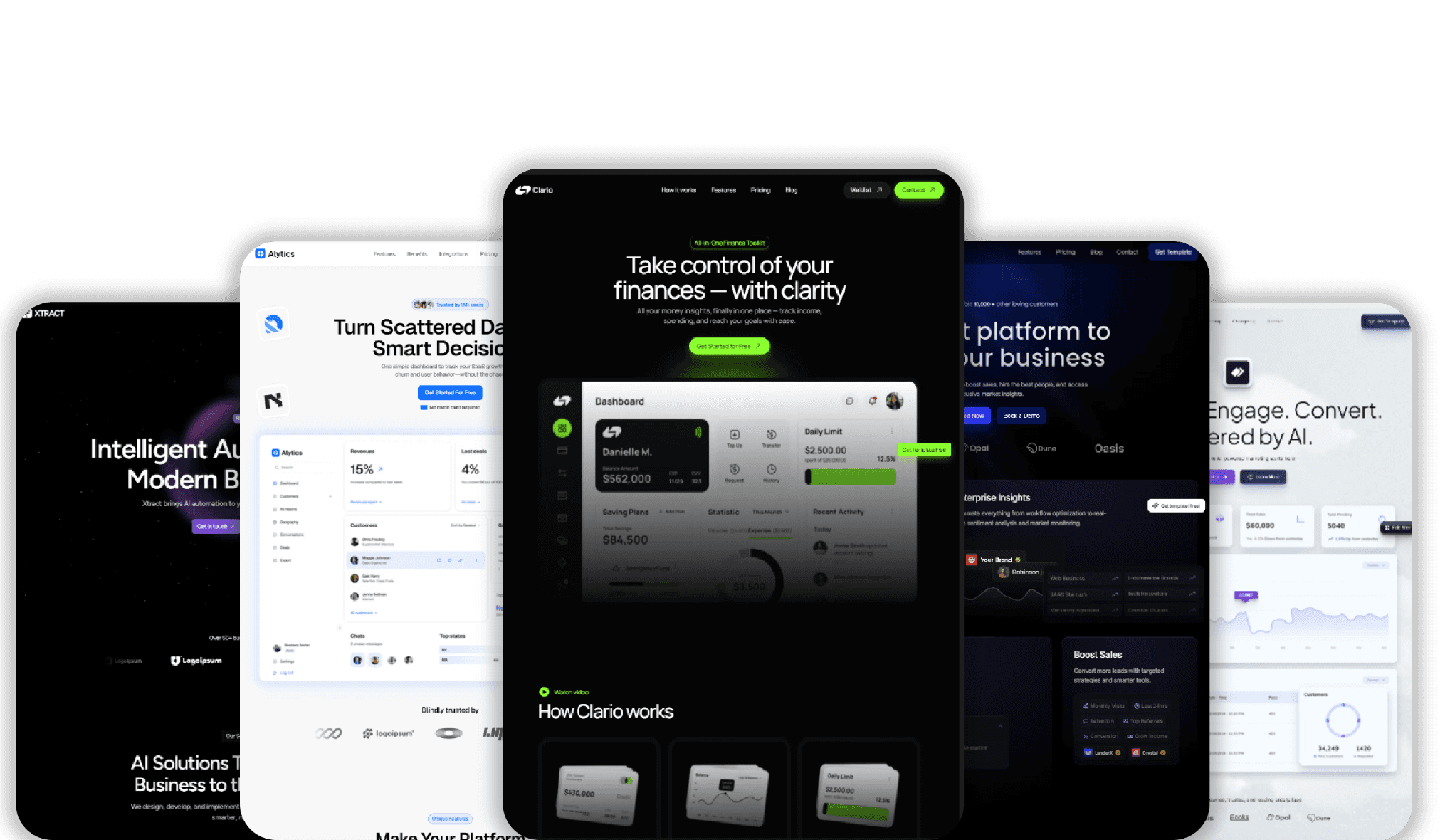 Layyer landing page screenshot